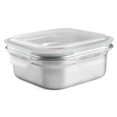 669203 TAPER INOX CUADRADO KEEPKLIN 300ml IBILI