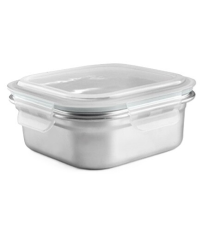 669208 TAPER INOX CUADRADO KEEPKLIN 800ml IBILI