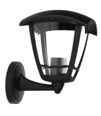 201640001 FAROL JARDIN BRAZO ABAJO NEGRO E27 BARLI GSC
