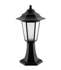 2073510-N FAROL SOBREMURO 1XE27 NEGRO HOROZ