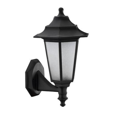 2073511-N FAROL PARED 1XE27 NEGRO HOROZ