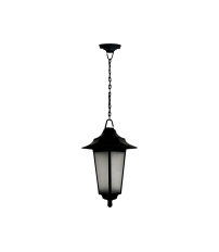 2073512-N FAROL COLGANTE 1XE27 NEGRO HOROZ