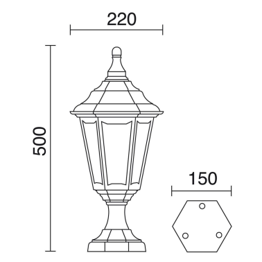 060H-G05X1A-02 NEGRO FAROL PEANA DOPO NEGRO