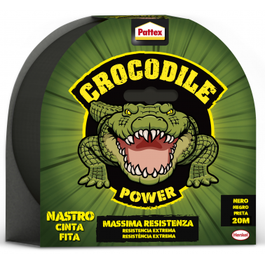 CINTA ADH.CROCODILE 2629549 48MMX20M NGR
