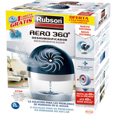 DESHUMIDIFICADOR RUBSON AERO 360º