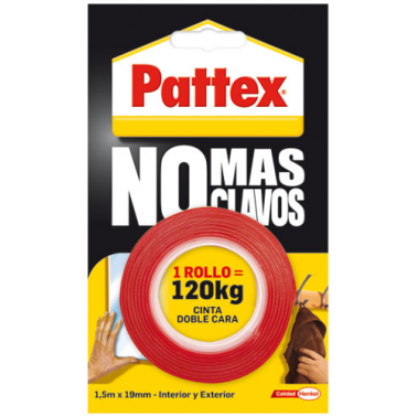 PATTEX NO+CLAVOS CINTA DOBLE CARA