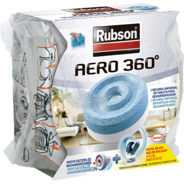 RECAMBIO TABLETA DESHUMIDIFICADOR  RUBSON AERO 360º