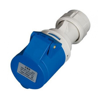 2300334 BASE AEREA CETAC 2P+T AZUL 16A 220V GSC