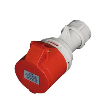 2300390 BASE AEREA CETAC 3P+N+T ROJO 16A 380V GSC
