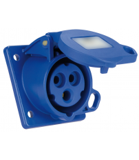 931123A BASE EMPOTRAR CETAC 2P+T AZUL 32A 230V SOLERA