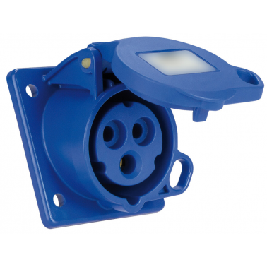 931123A BASE EMPOTRAR CETAC 2P+T AZUL 32A 230V SOLERA