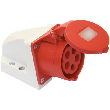 932154 BASE SUPERFICIE CETAC 3P+N+T ROJO 32A 400V SOLERA