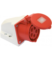 932144 BASE SUPERFICIE CETAC 3P+T ROJO 32A 400V SOLERA