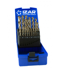 JUEGO DE BROCAS IZAR HSS-CO 25 PIEZAS