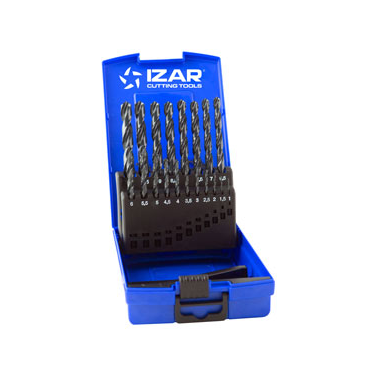 JUEGO DE BROCAS IZAR HSS 19 PIEZAS