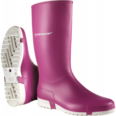 BOTA CAÑA ALTA SPORT DUNLOP T-40 ROSA