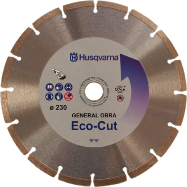 DISCO SEGMENTADO G.OBRA ECO-CUT 230 S/C