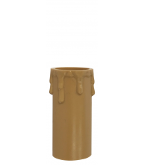 FUNDA VELA PLASTICA BEIGE 6cm. (731)