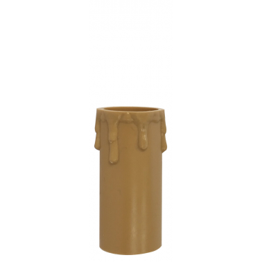 FUNDA VELA PLASTICA BEIGE 6cm. (731)