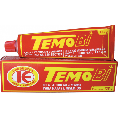 RATICIDA COLA TEMOBI TUBO 135GR