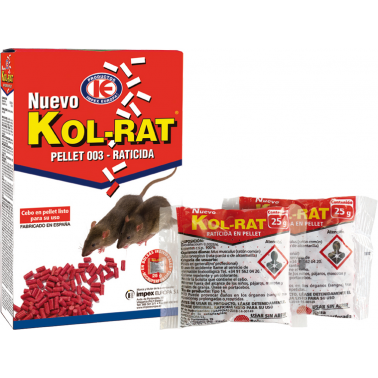 RATICIDA PELLET KOL-RAT 150GR