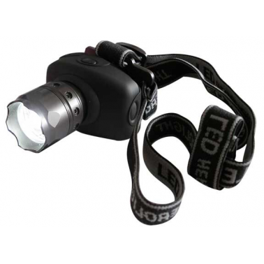 60.381 LINTERNA FRONTAL LED 3W CON ZOOM DH