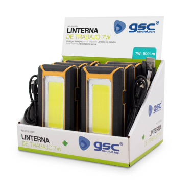 201815001 LINTERNA PORTATIL RECARGABLE 7W ALTA LUMINOSIDAD GSC