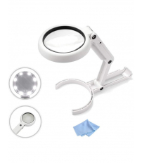 LE037 LINTERNA LED LUPA 0,4W 6000K 5X/11X VELAMP