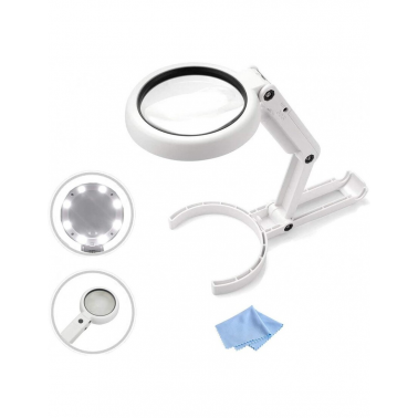 LE037 LINTERNA LED LUPA 0,4W 6000K 5X/11X VELAMP