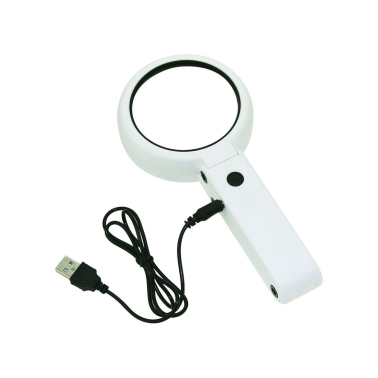 LE037 LINTERNA LED LUPA 0,4W 6000K 5X/11X VELAMP