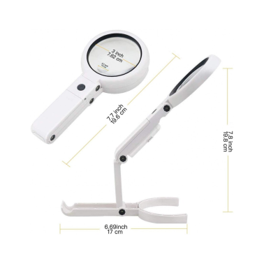 LE037 LINTERNA LED LUPA 0,4W 6000K 5X/11X VELAMP