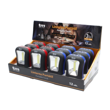 TMTOR031 LINTERNA LED PORTATIL 3W C/GANCHO + IMAN TM ELECTRON