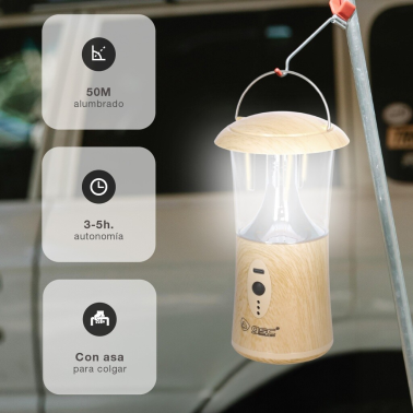 201810003 LINTERNA LED CAMPING RECARGABLE USB 5W IP20 GSC