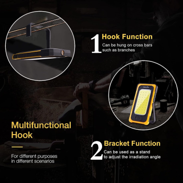 2423310 LINTERNA SOLAR LED RECARGABLE 10+5W 6500K 800Lm