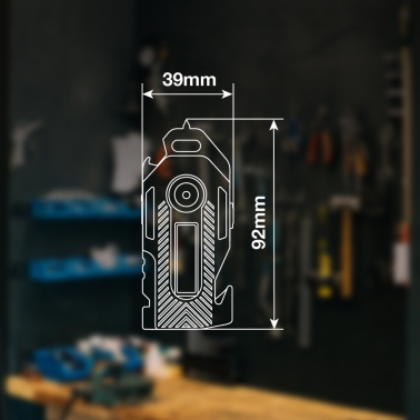 201825025 LINTERNA LED COB DE SEGURIDAD 10W GSC
