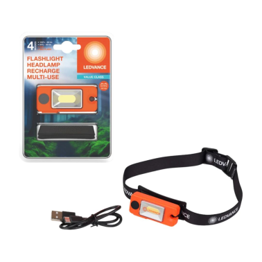 175701 LINTERNA LED DE CABEZA RECARGABLE 2W 80Lm LEDVANCE