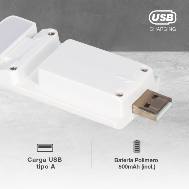 201800013 LINTERNA LECTURA AJUSTABLE CON PINZA 0,6W GSC