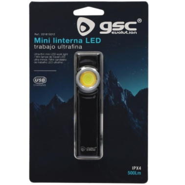 201815012 MINI LINTERNA TRABAJO LED COB ULTRAFINA 5W GSC