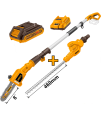 MOTOSIERRA + SETOS PERTIGA 20V 1B 2AH