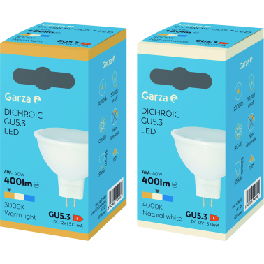 BOMBILLA LED GU5.3 12V 4W 400LM 4000K