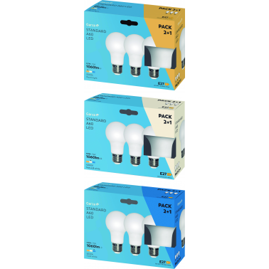 BOMBILLA LED STD 9,5W E27 1060L 4000K2+1