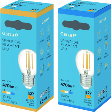 BOMBILLA LED FIL ESF 3,4W E27 470L 5000K