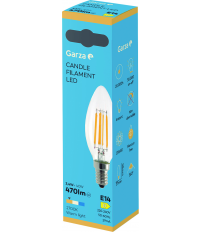 BOMBILLA LED FIL VELA 3,4WE14 470LM2700K