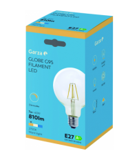 BOMBILLA LED FIL G95 7W E27 810LM 2700K
