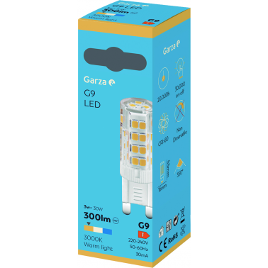 BOMBILLA LED G9 3W 300LM 30K 300LM 2700K