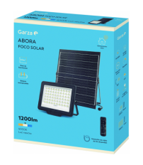 FOCO EXT LED SOLAR ABORA 1200LM 4000K