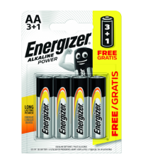 PILA ALCALINA POWER LR06 AA BP4 3+1