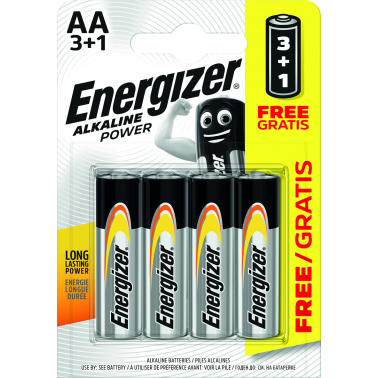 PILA ALCALINA POWER LR06 AA BP4 3+1