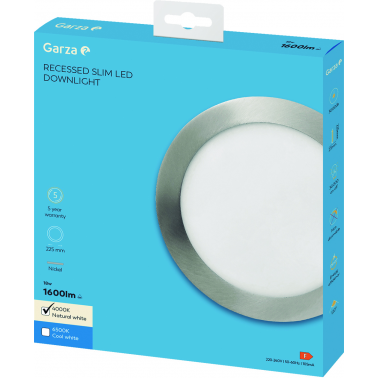 DOWNLIGHT CIRC Ã225 18W 1600LM 4000K NIQ