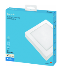 DOWNLIGHT CUADSUP 225MM 18W 4000K BLANCO